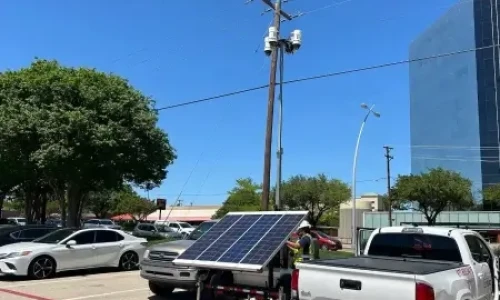 Mobile Solar Trailer Parking Lot - Thumbnail