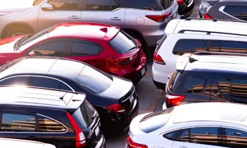 Blog Wide Cars parked at Auto Dealerships