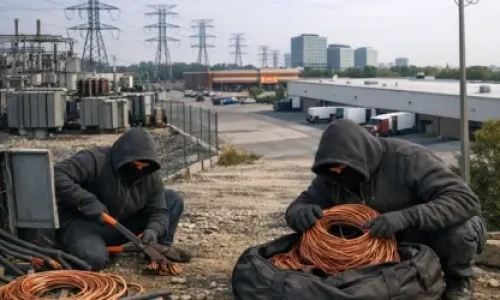 Top 10 Commercial Property Hotspots for Copper Theft Risk Wide