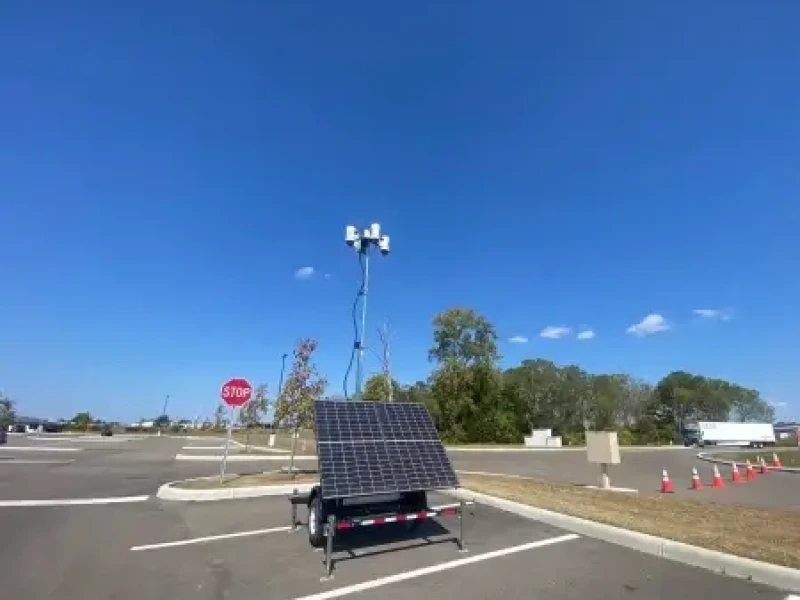 Parking Lot Solar Surveillance Unit - Thumbnail