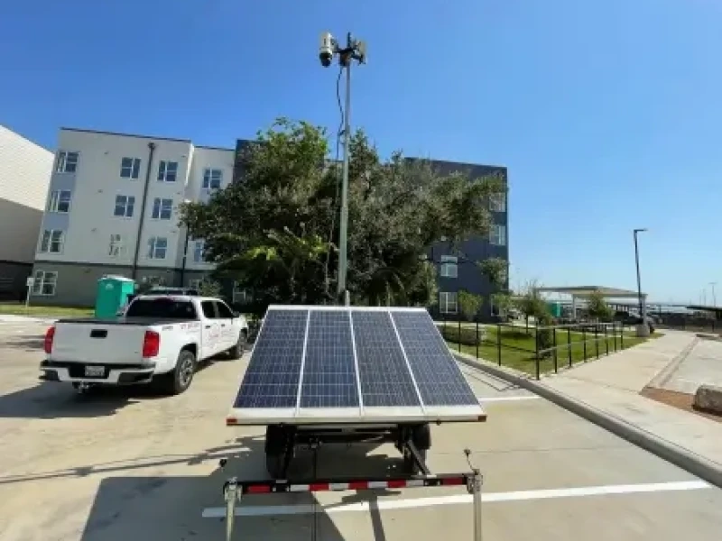 Solar Powered Surveillance Trailer - Thumbnail