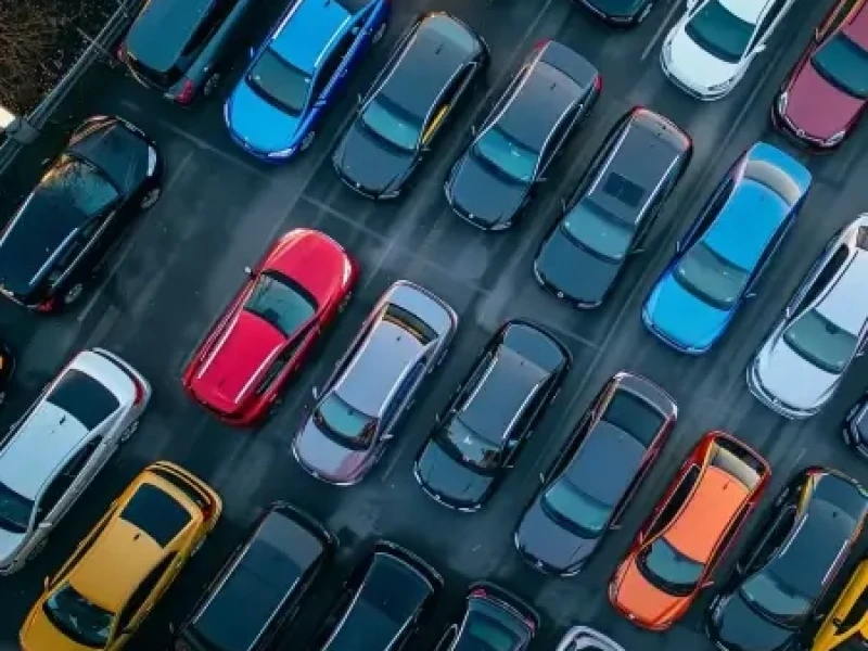 Parking Lot from Above - Thumbnail