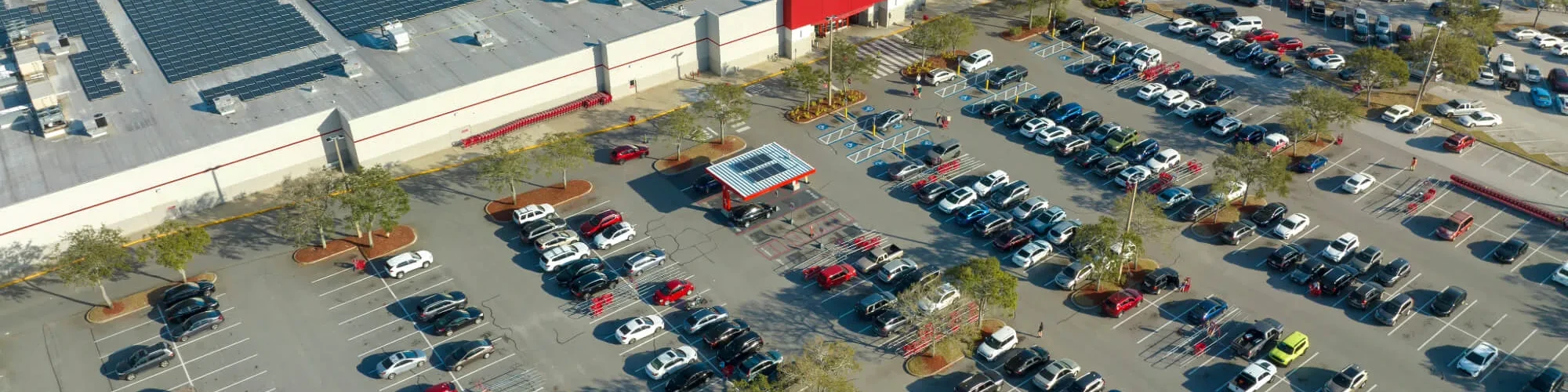 Strip Mall Parking Lot