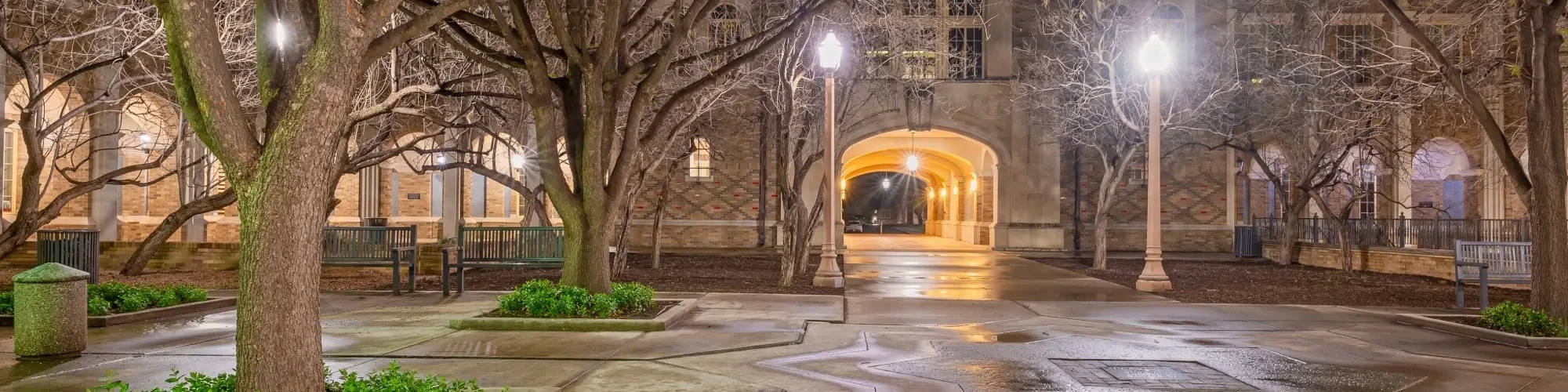 Education Campus at Night