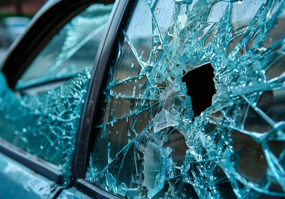 Vehicle Windows Smashed