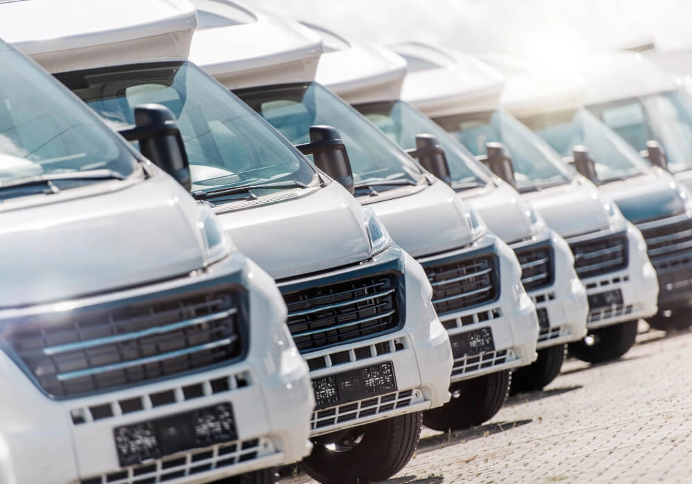 RV Vehicles at Dealership