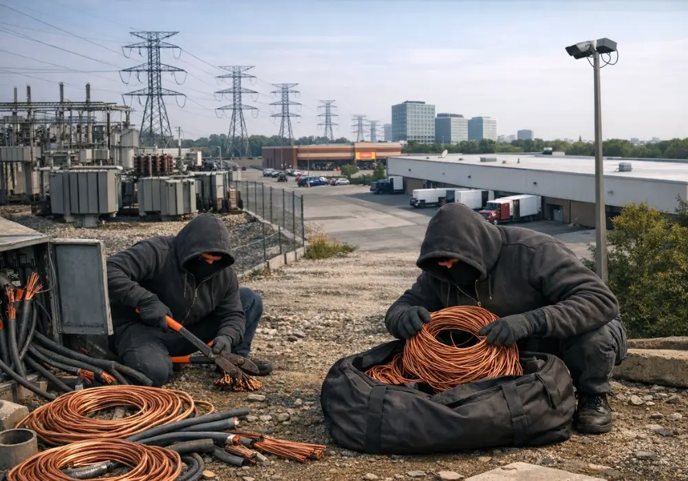 Top 10 Commercial Property Hotspots for Copper Theft Risk