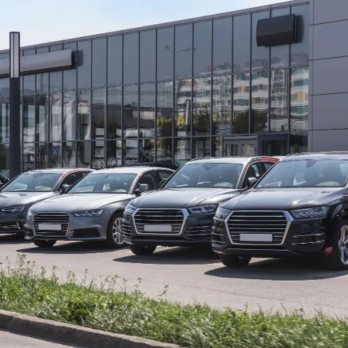 Vehicles Outside a Car Dealership - LotGuard