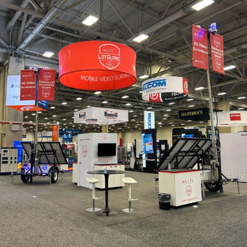 LotGuard Booth at a Tradeshow