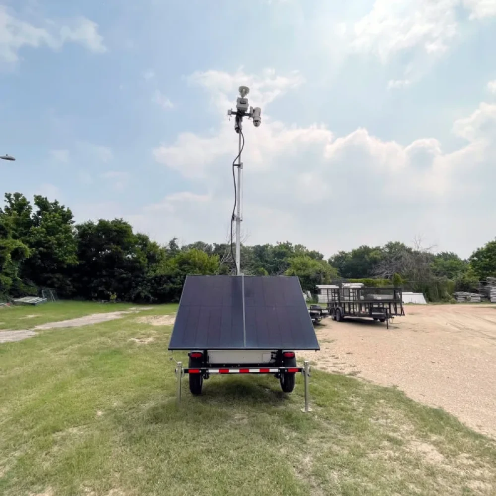 LotGuard Surveillance Trailer in Remote Location
