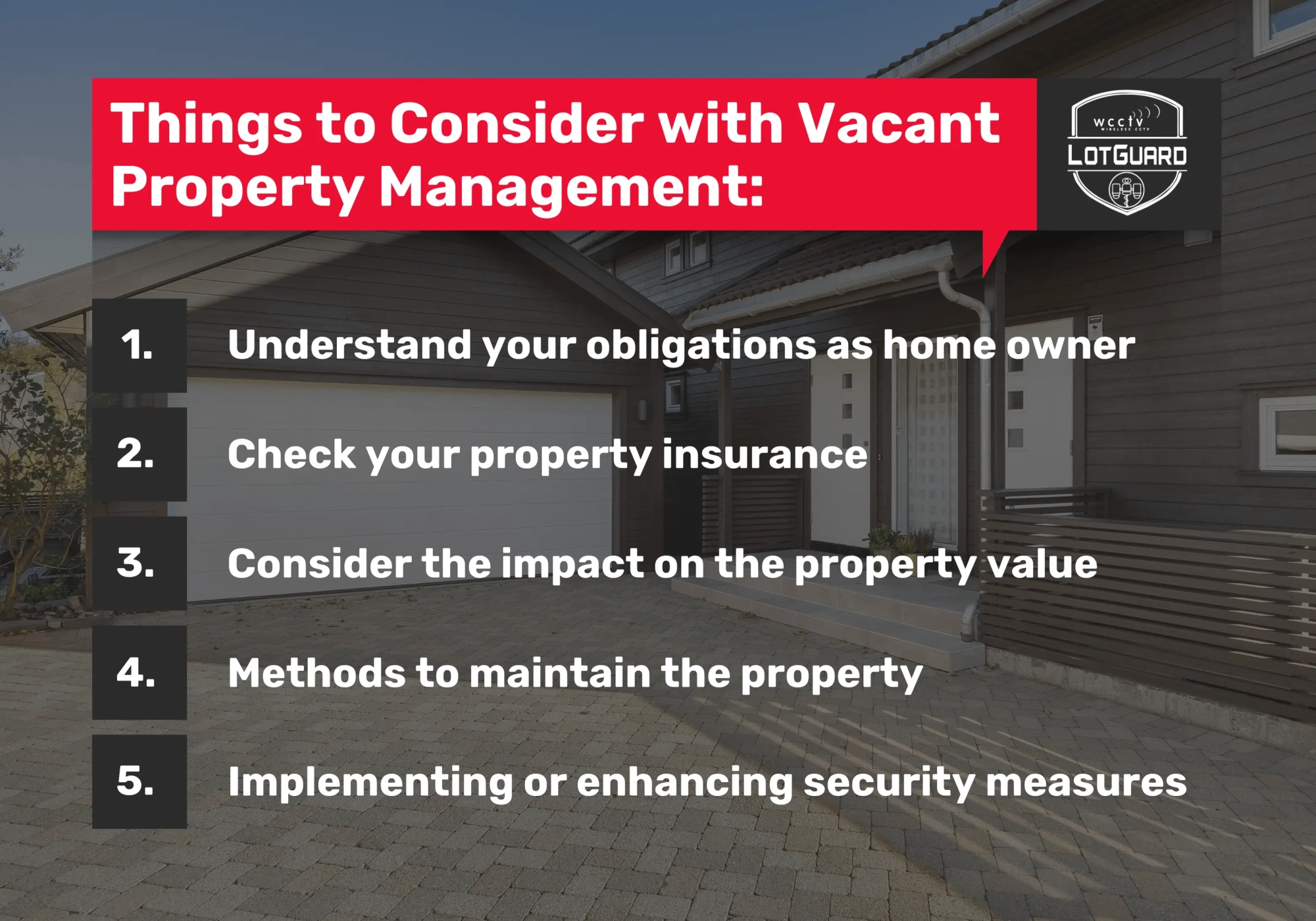 Things to Consider with Vacant Property Management